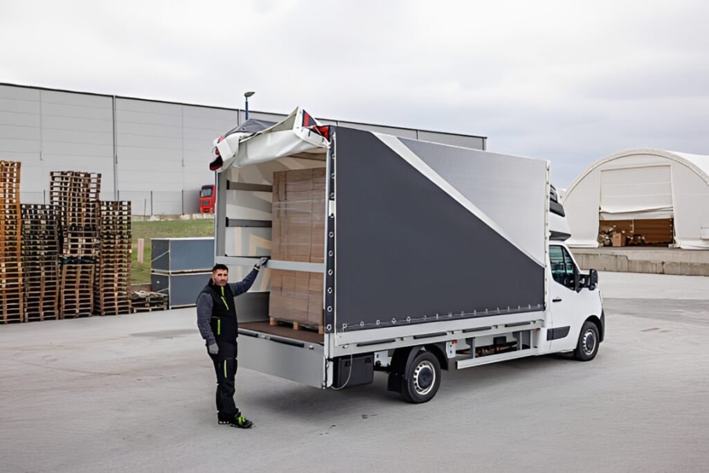 Residential & Commercial Solutions Curtain Sider van